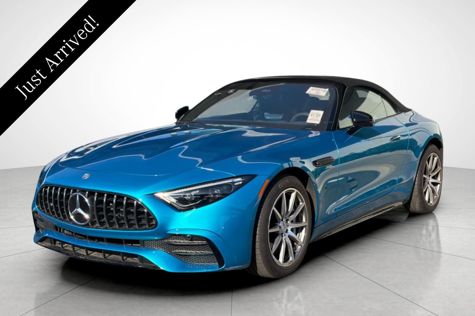 MANUFAKTUR Hyper Blue Metallic 2025 Mercedes-Benz SL-Class Convertible Rear-Wheel Drive 9-Speed Automatic