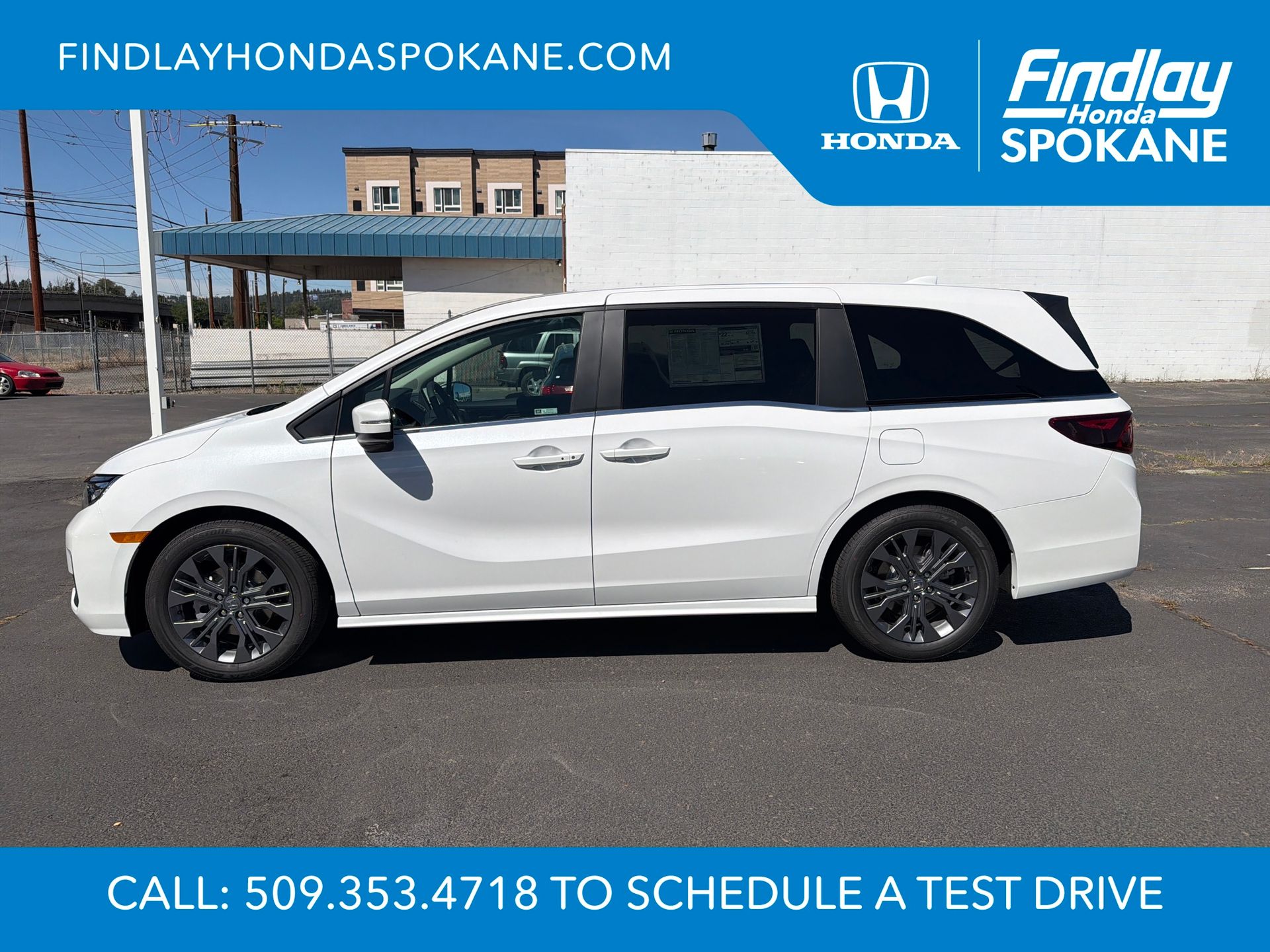 Platinum White Pearl 2026 Honda Odyssey Minivan Front-Wheel Drive Automatic