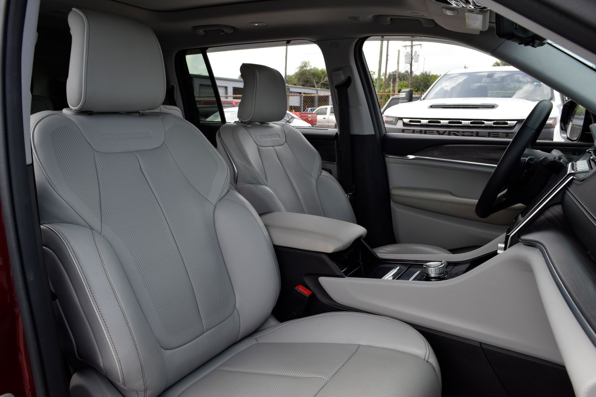 2021 Jeep Grand Cherokee L Overland Red at Bayshore Chrysler Jeep Dodge Ram