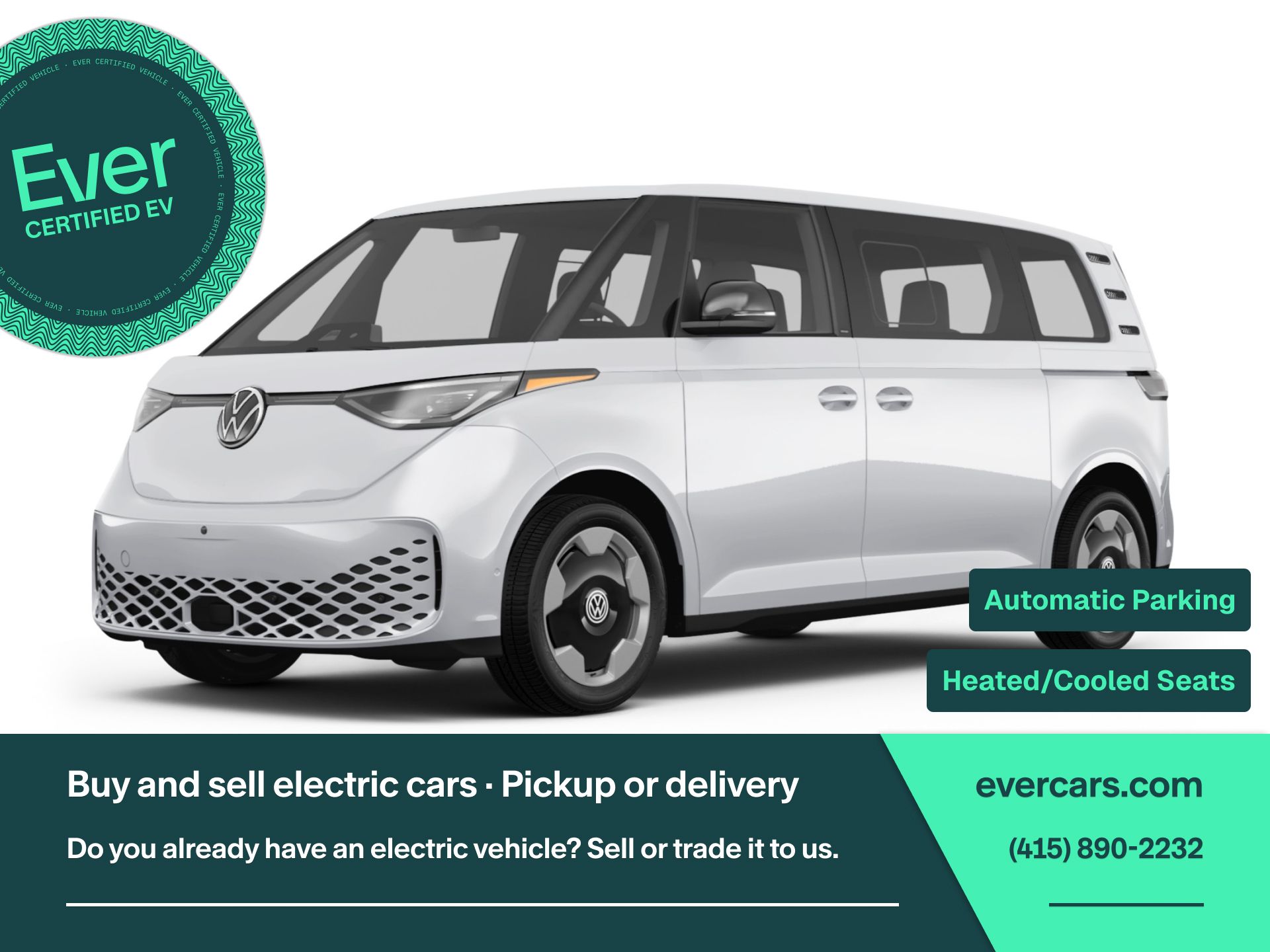 Deep Black 2025 Volkswagen ID.Buzz Minivan Rear-Wheel Drive Automatic