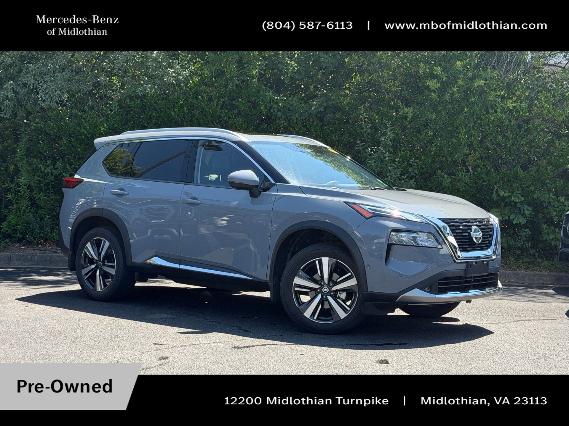 Boulder Gray Pearl 2021 Nissan Rogue SUV / Crossover Front-Wheel Drive Continuously Variable Transmission