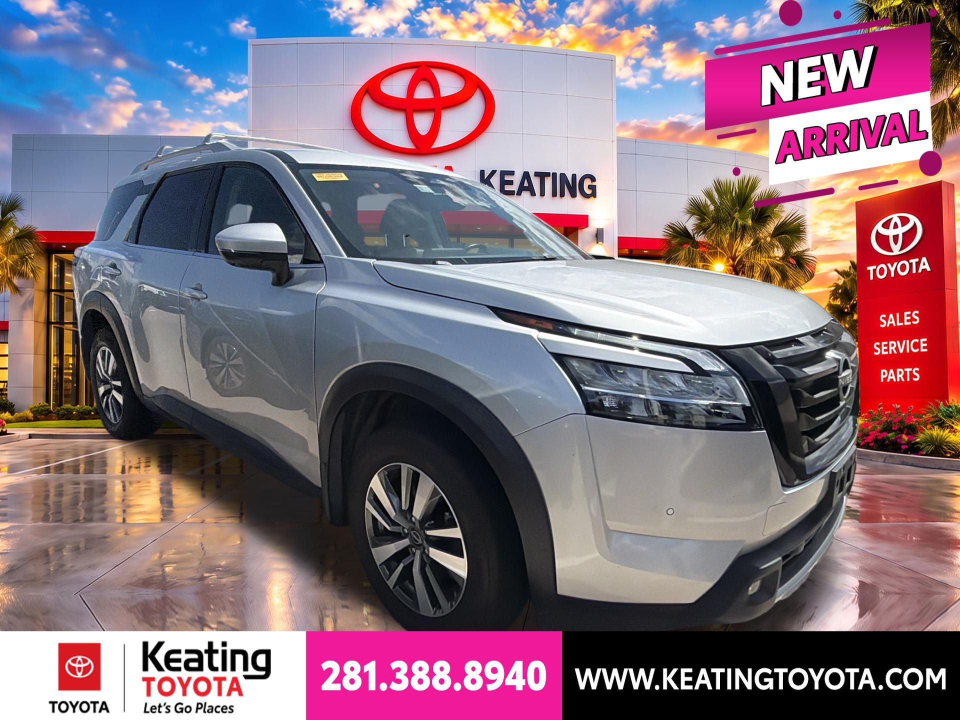 Brilliant Silver Metallic 2022 Nissan Pathfinder SUV / Crossover All-Wheel Drive 9-Speed Automatic