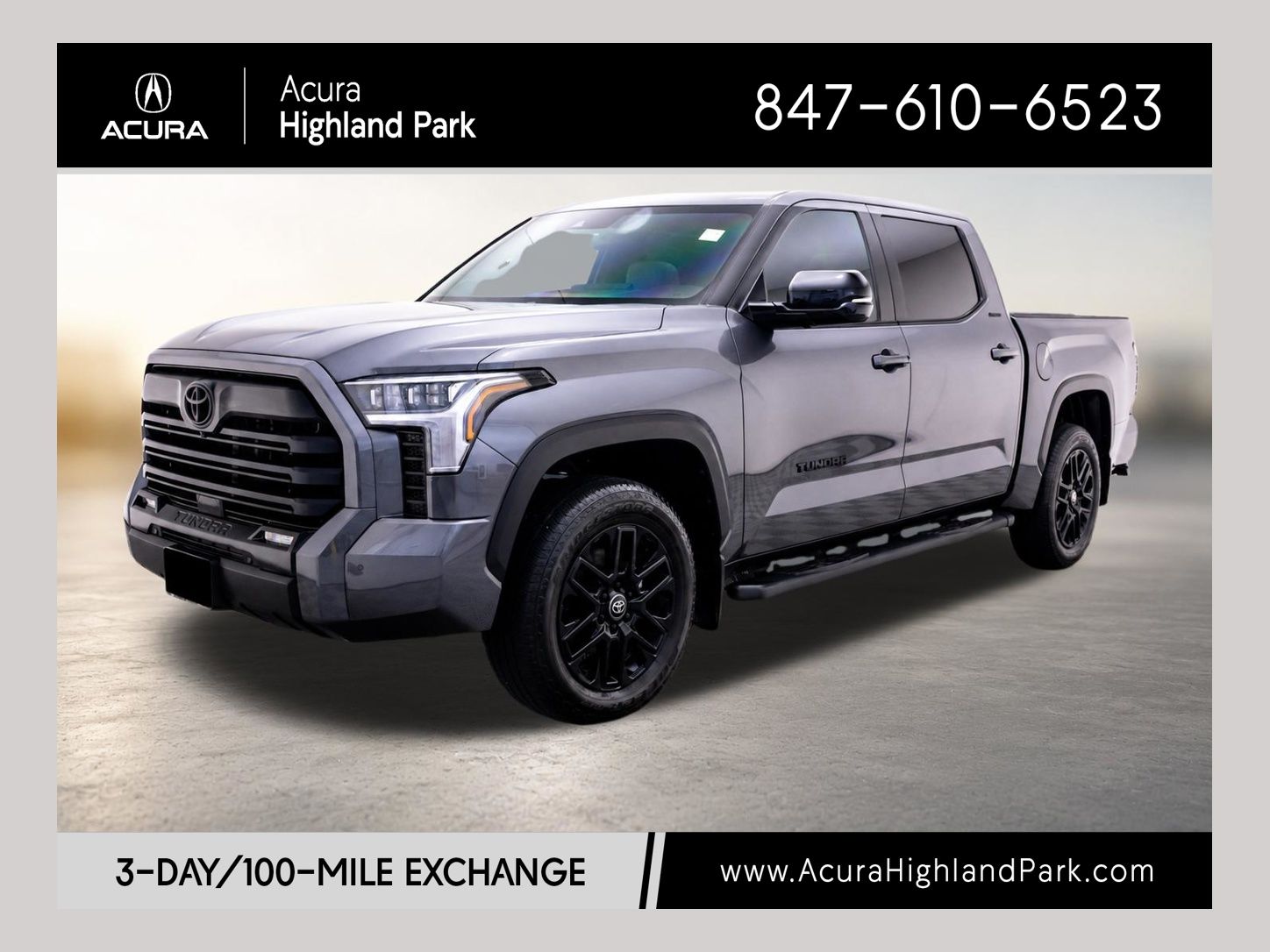 Magnetic Gray Metallic 2025 Toyota Tundra Pickup Truck Four-Wheel Drive Automatic