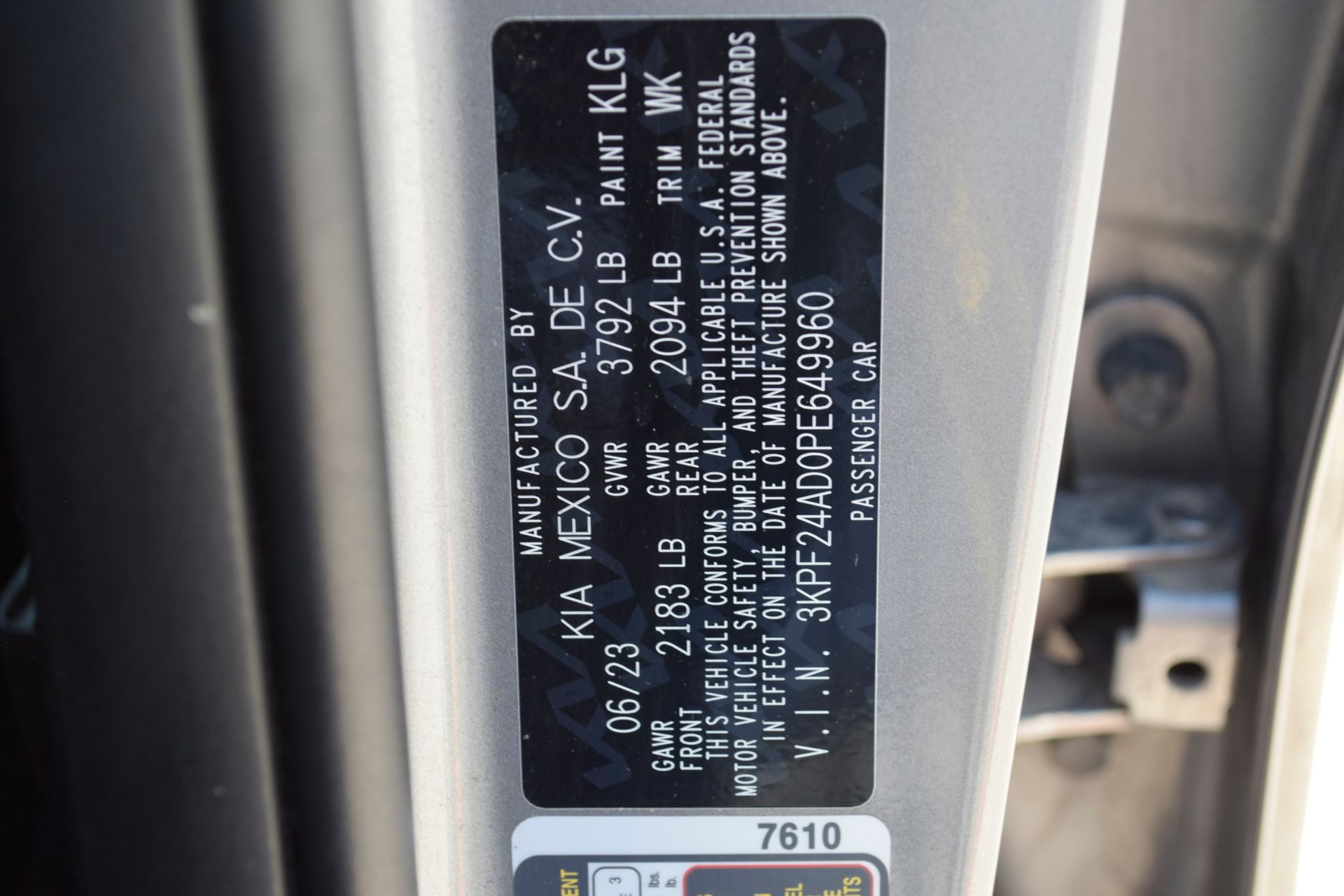 2023 Kia Forte LXS Gray at DeMontrond Auto Country