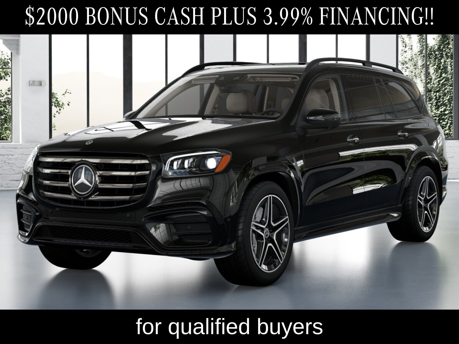 Obsidian Black Metallic 2026 Mercedes-Benz GLS 450 4MATIC SUV / Crossover All-Wheel Drive 9-Speed Automatic