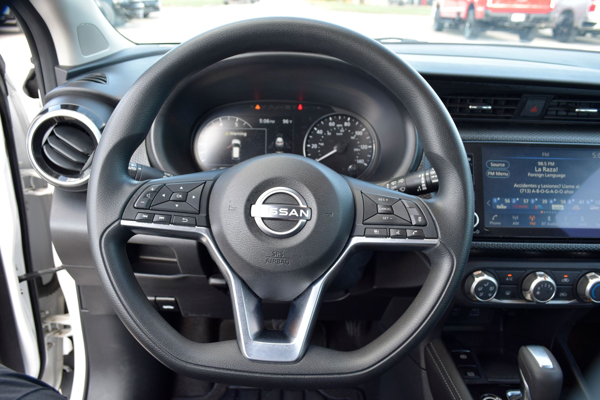 2024 Nissan Kicks SV White at Central Houston Nissan