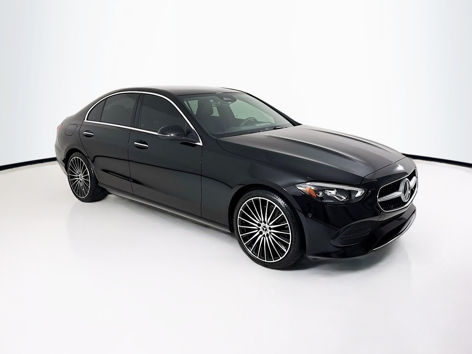 Black 2026 Mercedes-Benz C-Class Sedan Rear-Wheel Drive 9-Speed Automatic