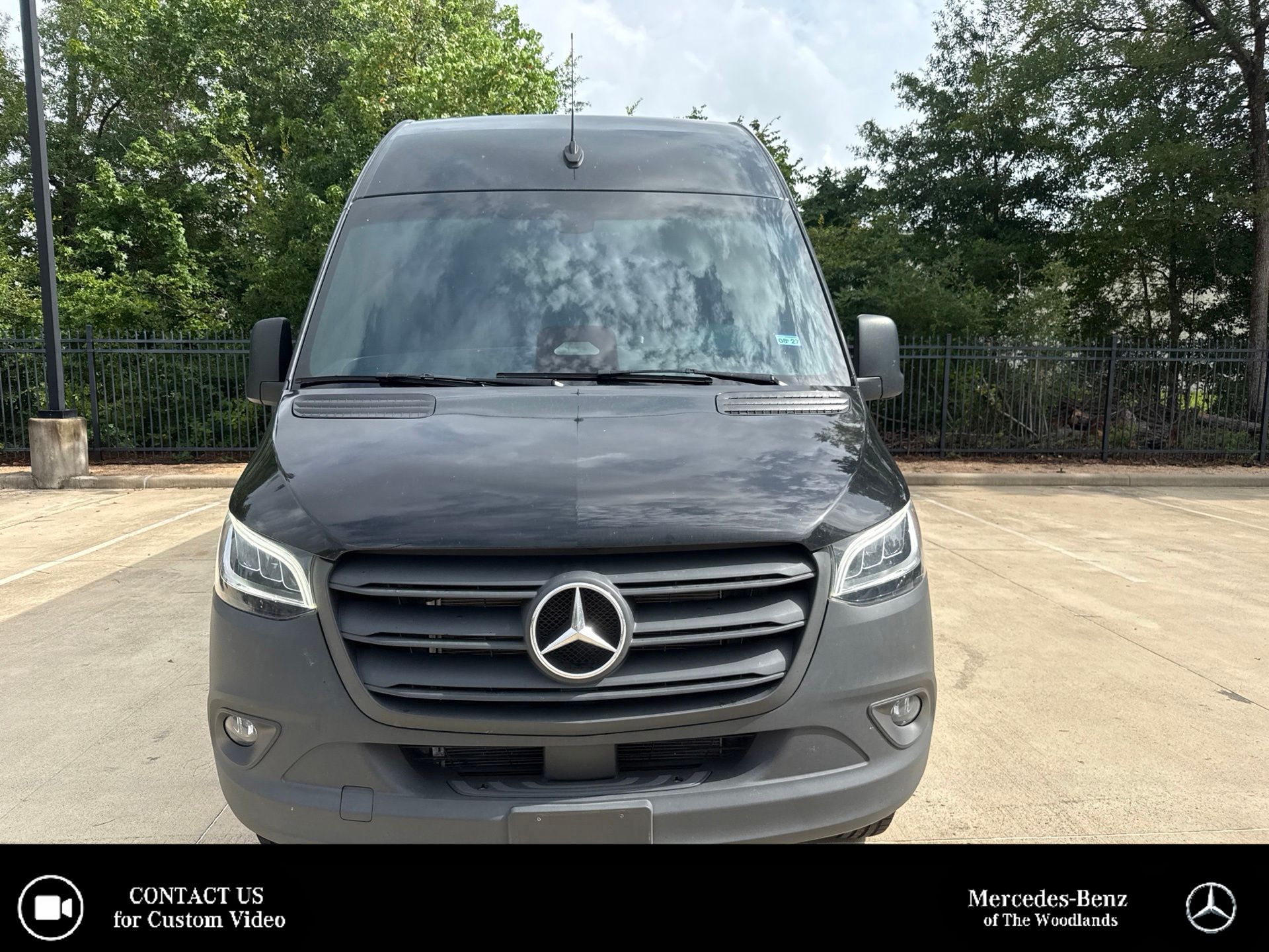Jet Black 2025 Mercedes-Benz Sprinter Cargo Van Rear-Wheel Drive 9-Speed Automatic