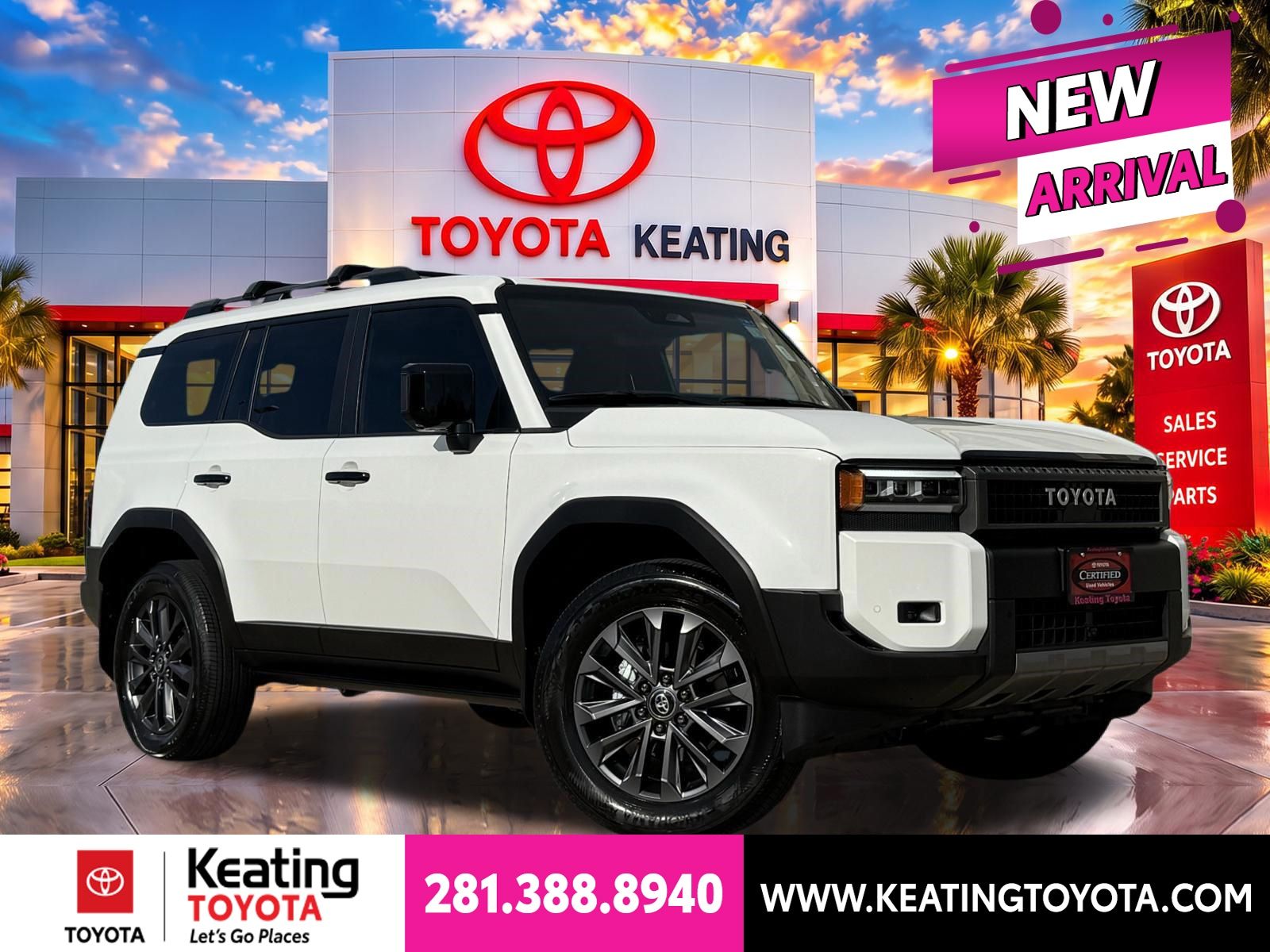 Ice 2026 Toyota Land Cruiser SUV / Crossover Four-Wheel Drive 8-Speed Automatic