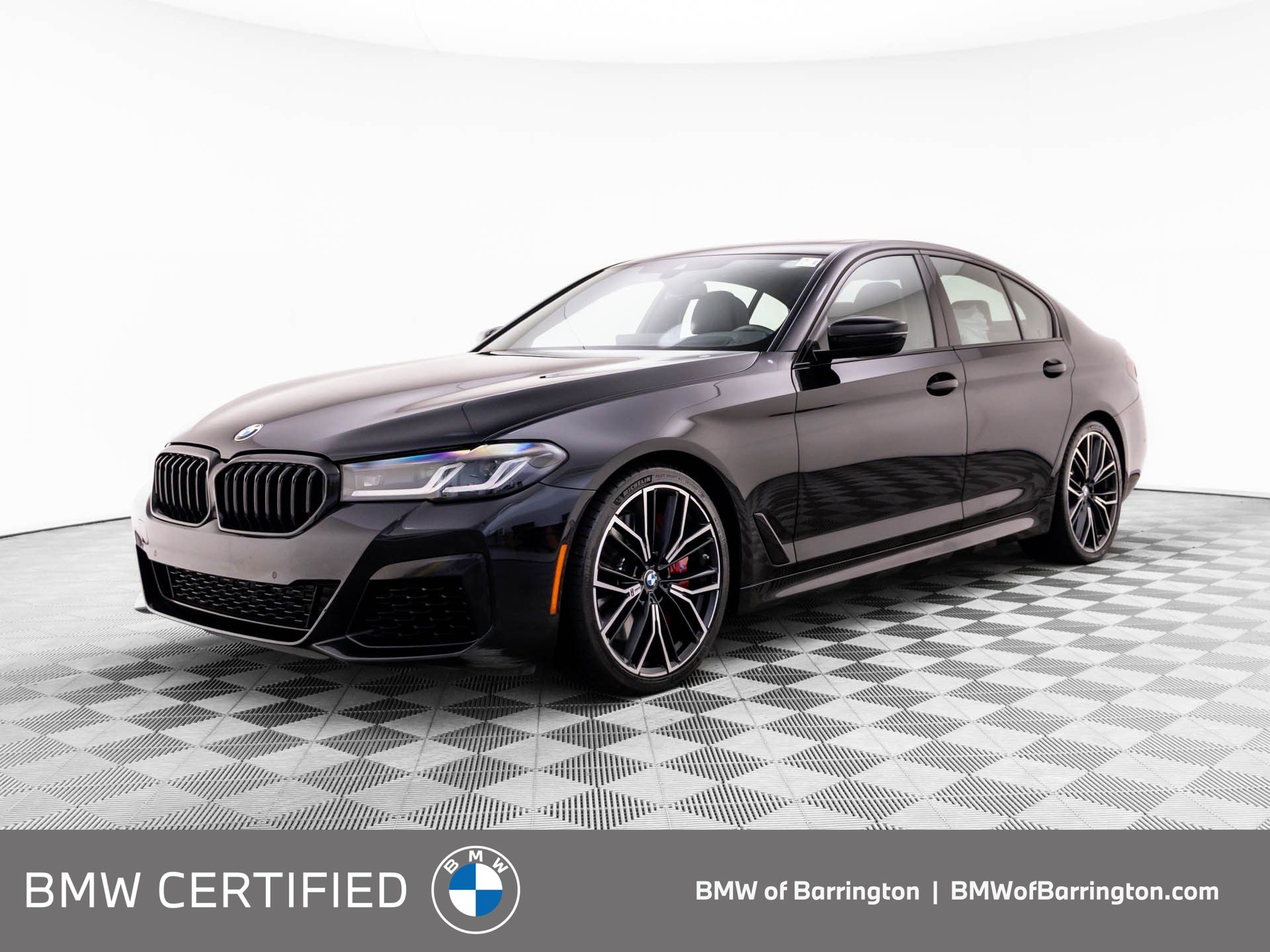 Black Sapphire Metallic 2023 BMW 5 Series Sedan All-Wheel Drive 8-Speed Automatic