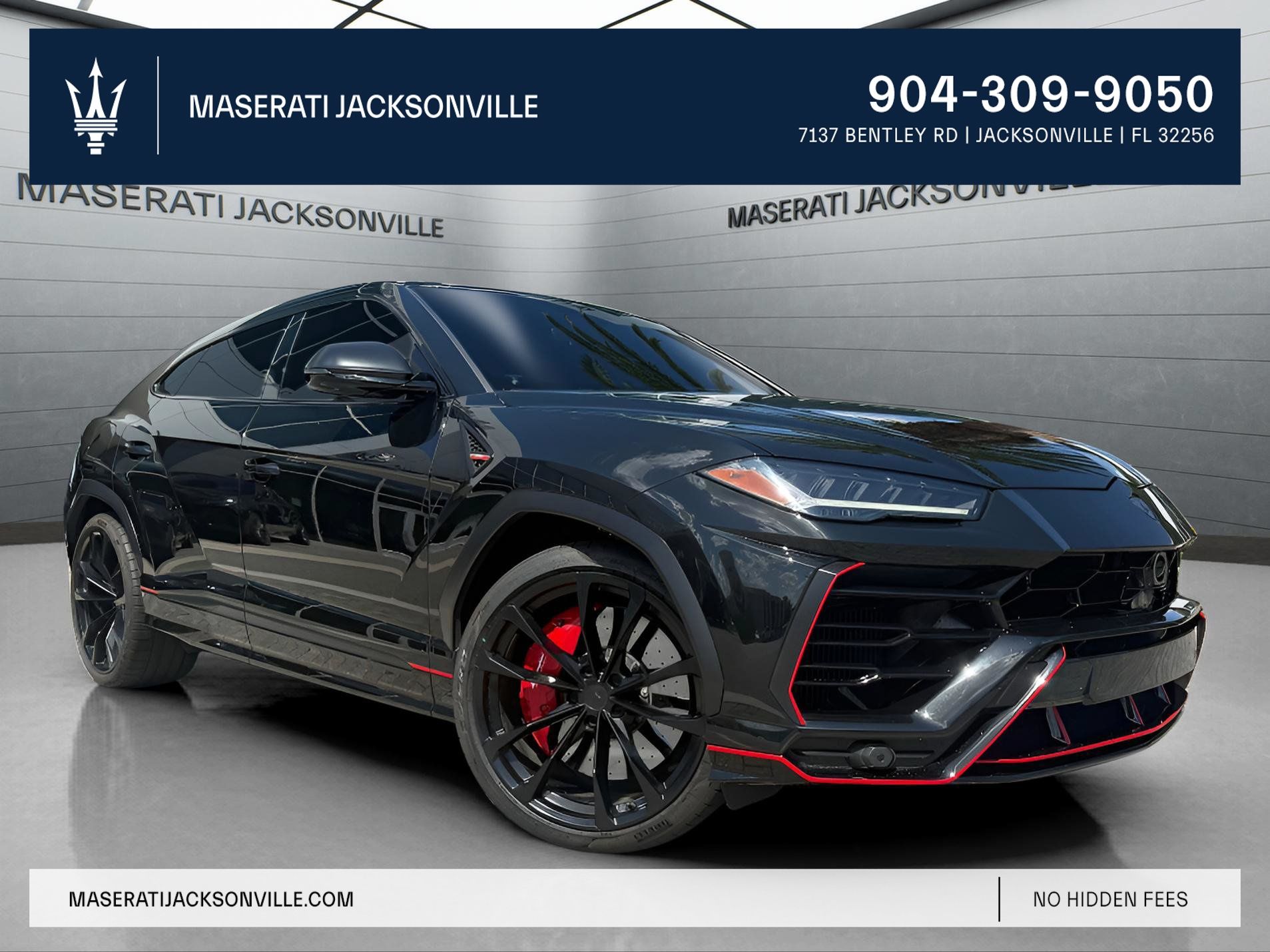 Nero Helene Metallic 2021 Lamborghini Urus SUV / Crossover All-Wheel Drive 8-Speed Automatic