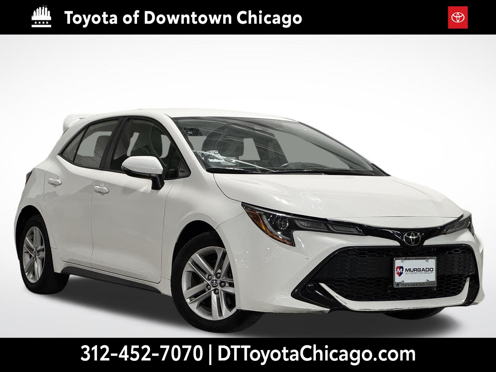 White 2022 Toyota Corolla Hatchback SE FWD Hatchback Front-Wheel Drive Continuously Variable Transmission
