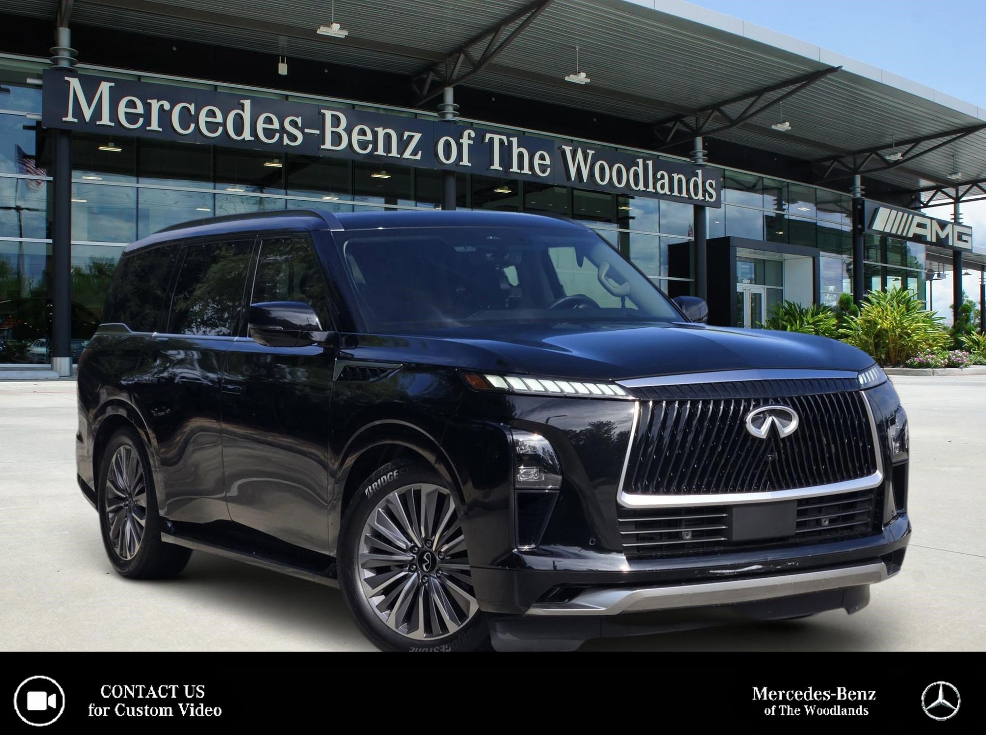 Mineral Black 2025 INFINITI QX80 SUV / Crossover All-Wheel Drive 9-Speed Automatic