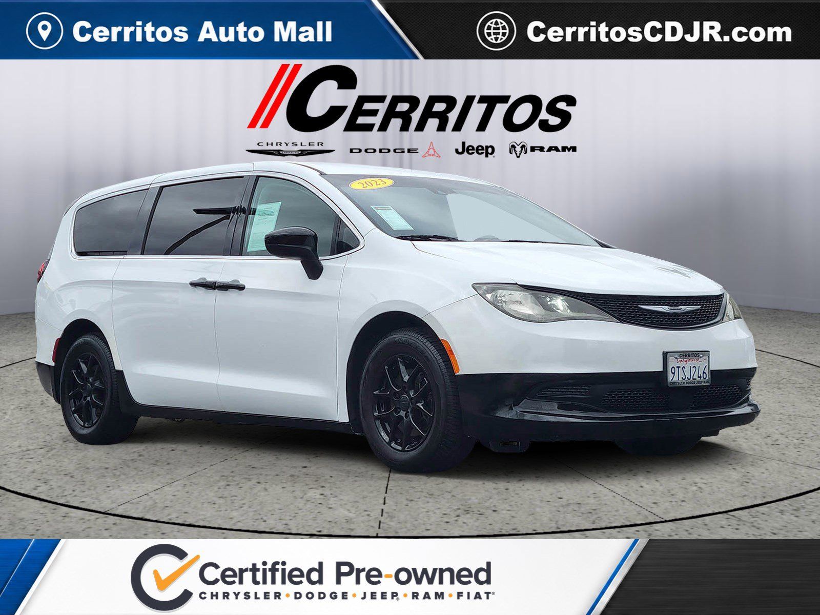 Bright White Clearcoat 2023 Chrysler Voyager Minivan Front-Wheel Drive 9-Speed Automatic