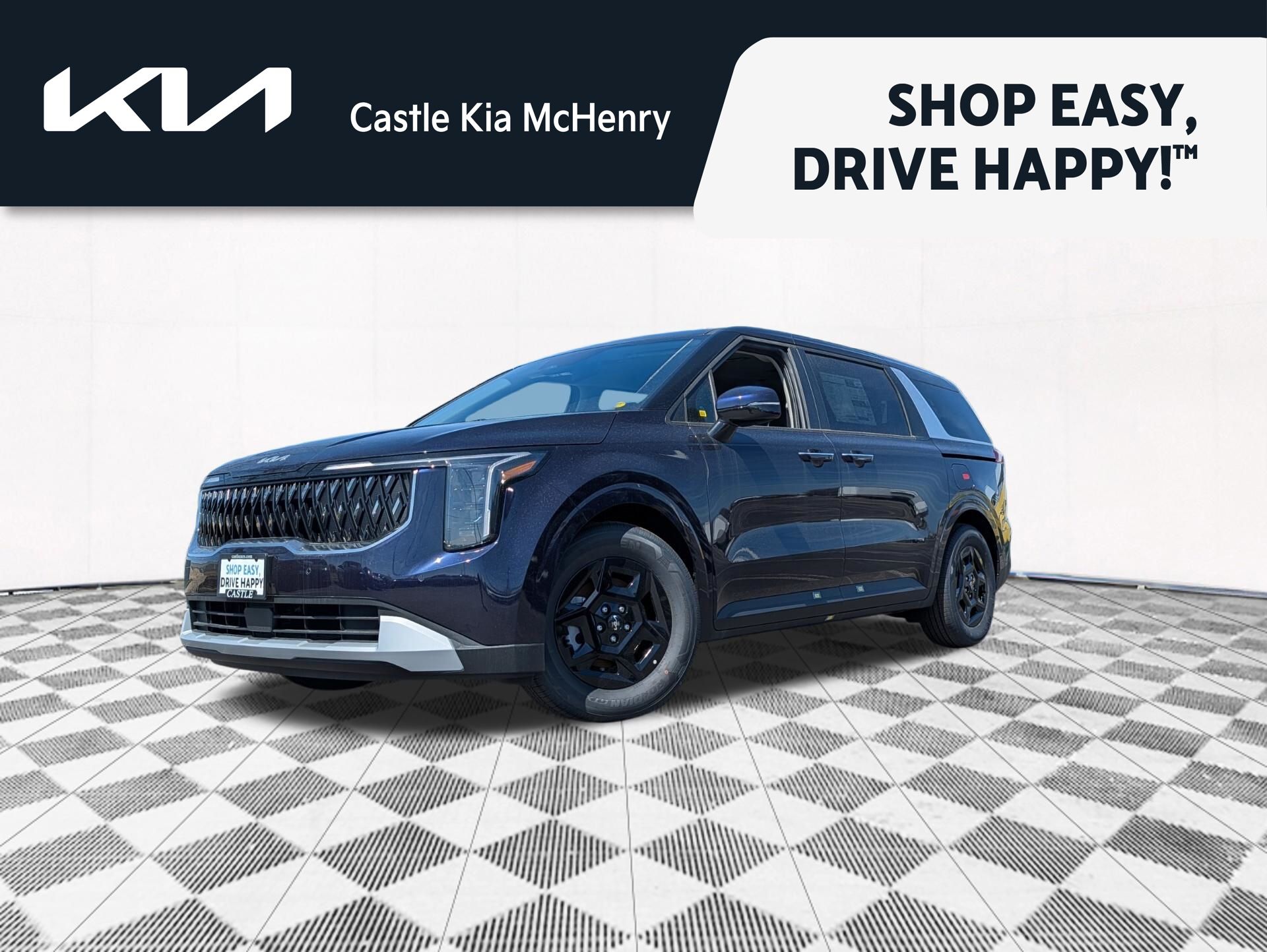 Deep Chroma Blue 2026 Kia Carnival LX FWD Minivan Front-Wheel Drive 8-Speed Automatic