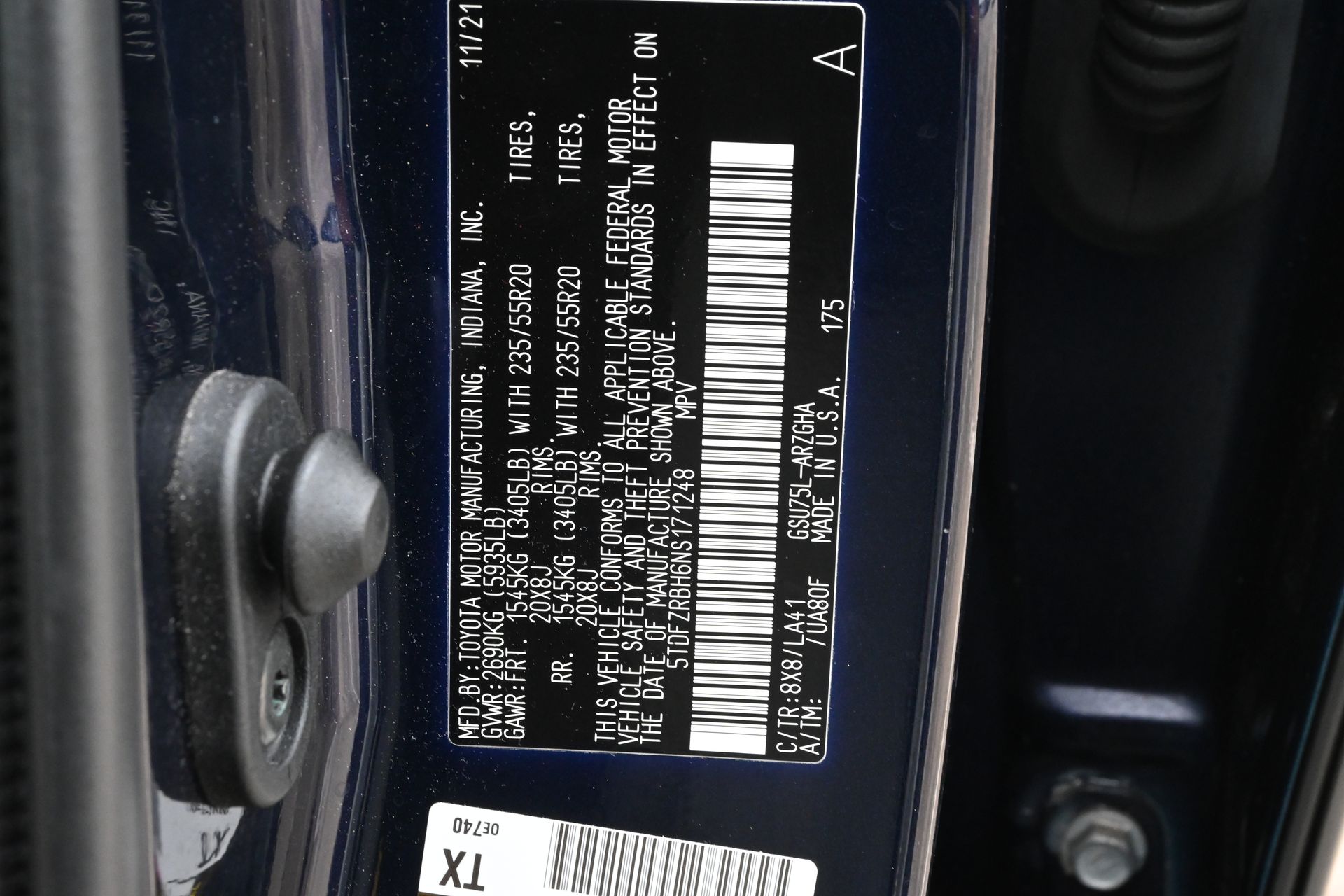 2022 Toyota Highlander Platinum  at Gullo Toyota