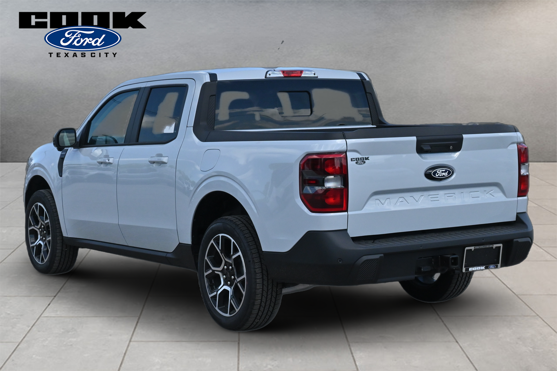 2026 Ford Maverick Lariat White at DeMontrond Ford