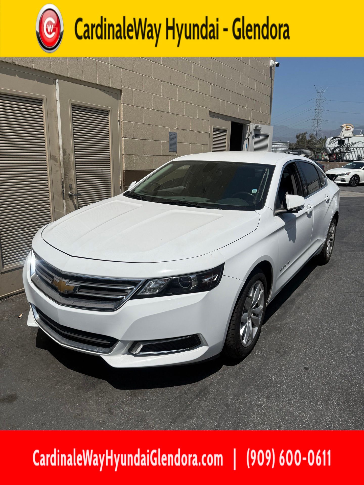 Summit White 2017 Chevrolet Impala Sedan Front-Wheel Drive 6-Speed Automatic Overdrive