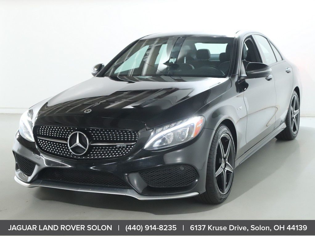 Black 2018 Mercedes-Benz C-Class Sedan All-Wheel Drive 9-Speed Automatic