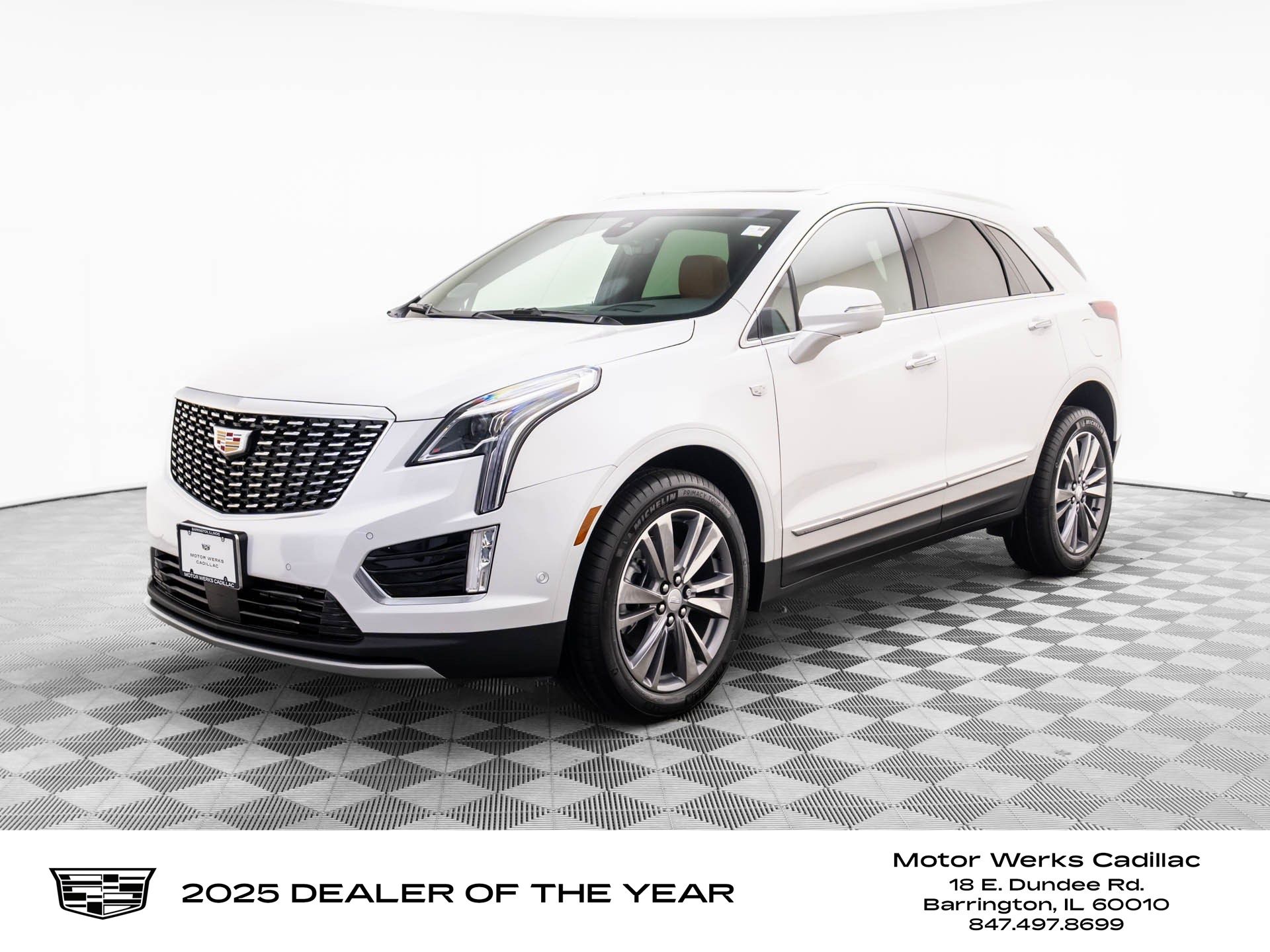 Crystal White Tricoat 2026 Cadillac XT5 Premium Luxury AWD SUV / Crossover Four-Wheel Drive 9-Speed Automatic