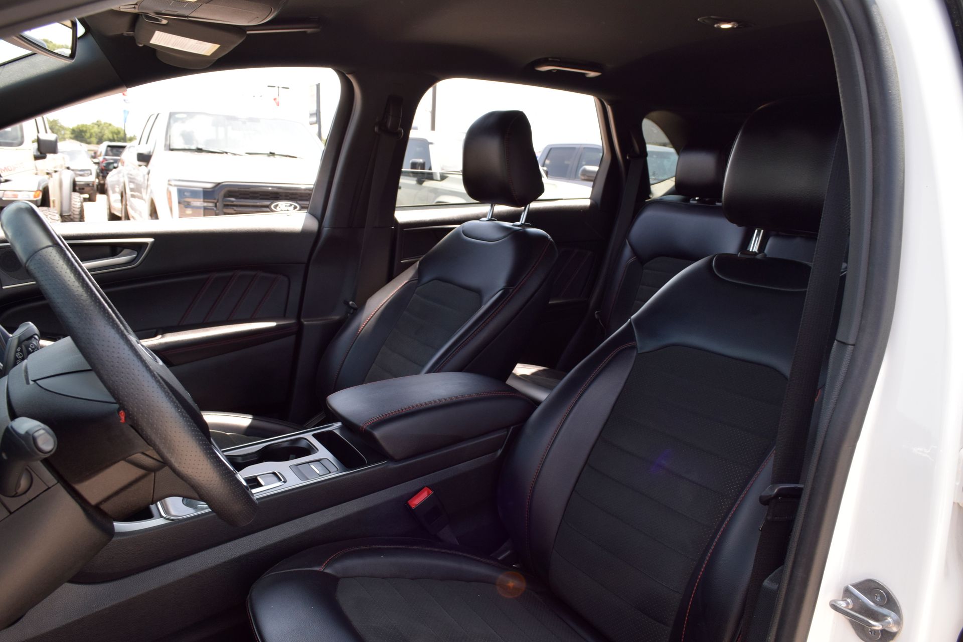 2023 Ford Edge ST Line White at DeMontrond Ford