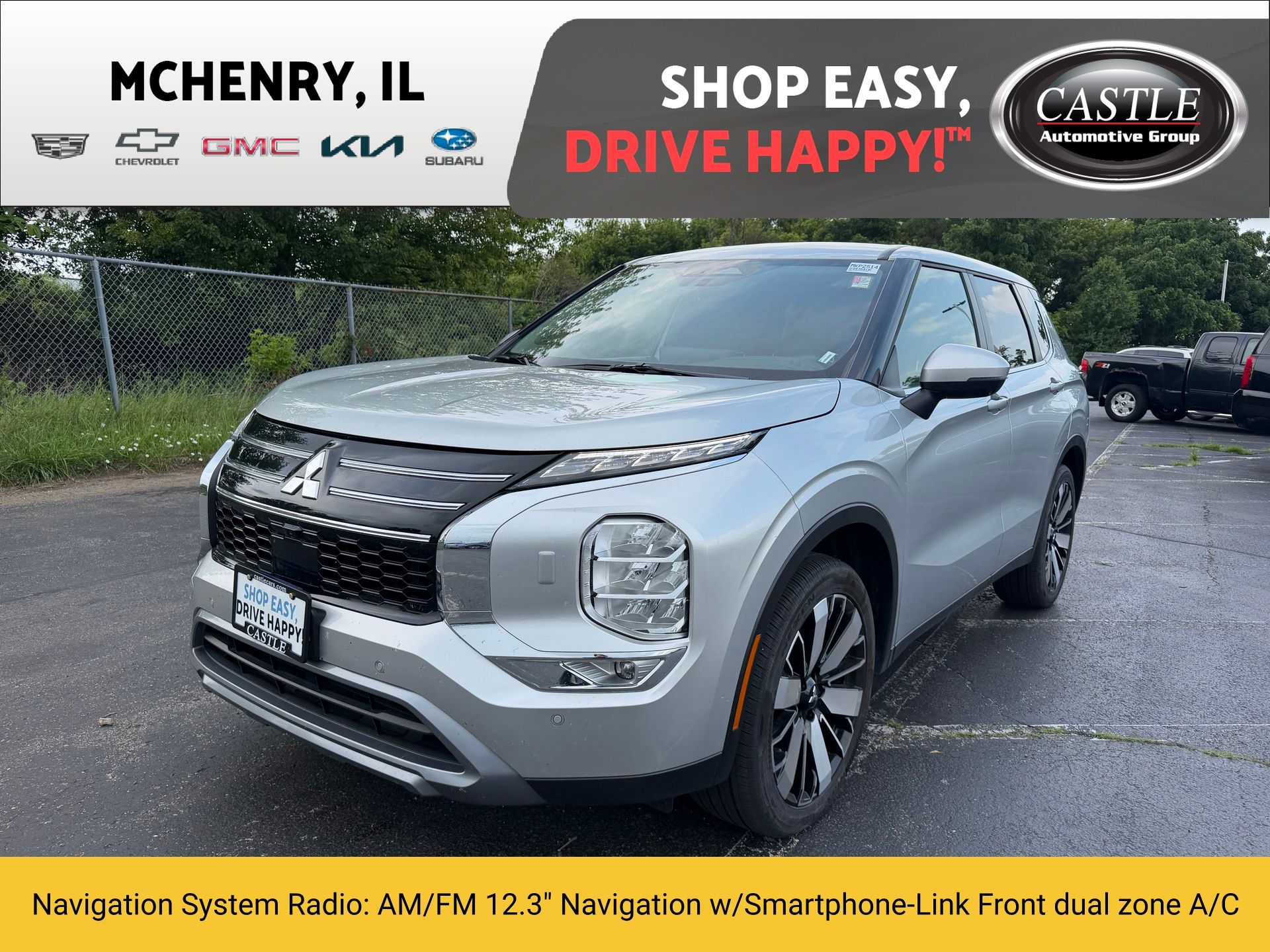Alloy Silver Metallic 2025 Mitsubishi Outlander SUV / Crossover Front-Wheel Drive Continuously Variable Transmission