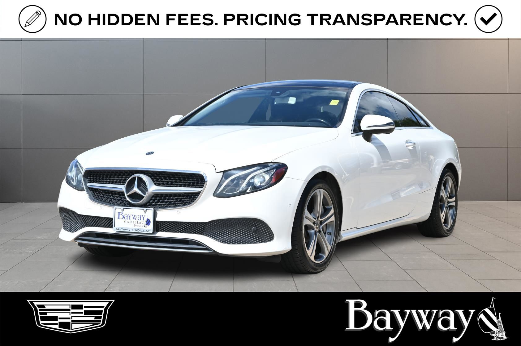 2018 Mercedes-Benz E-Class E 400 White at Bayway Cadillac Southwest