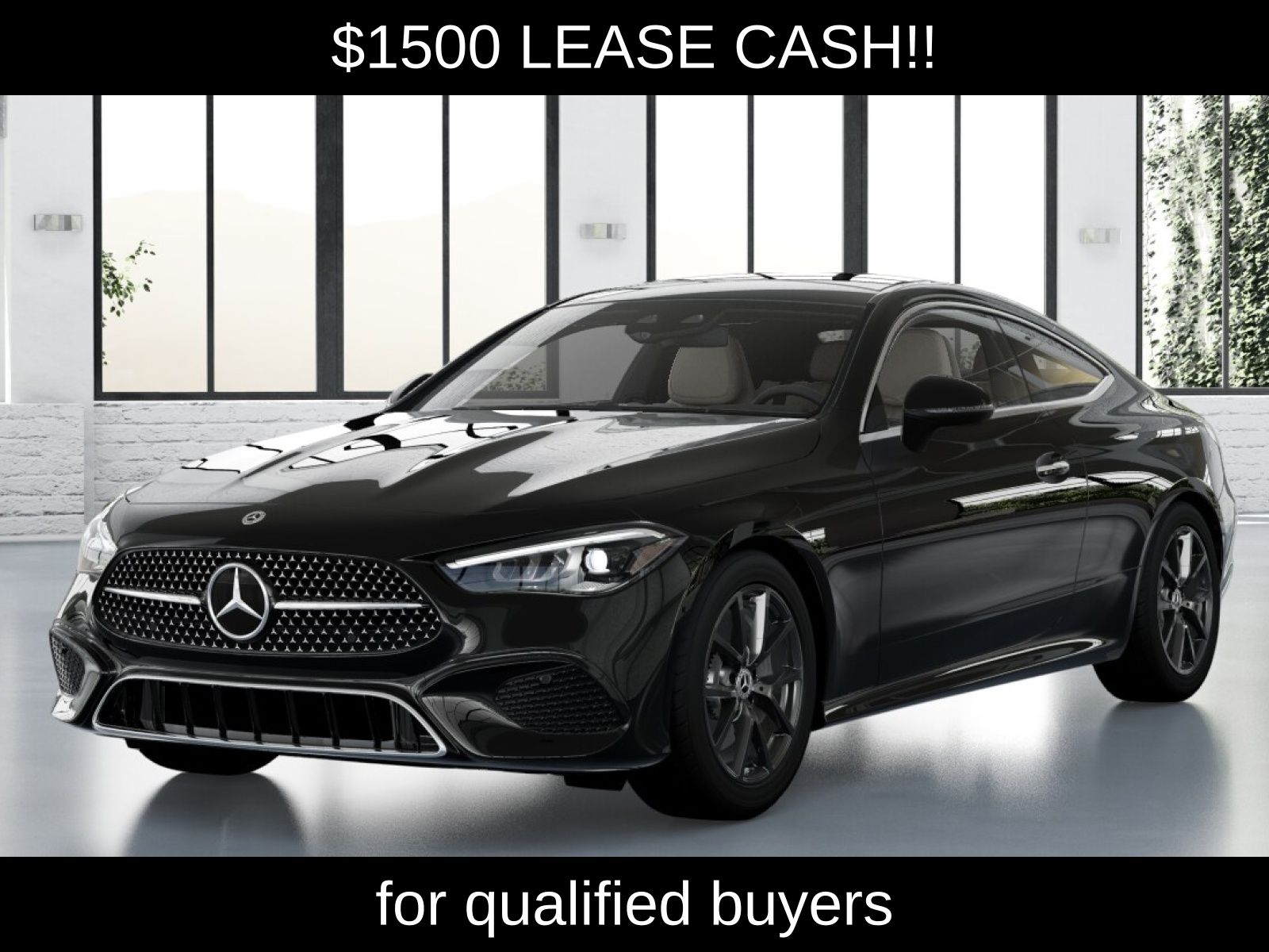 Black 2026 Mercedes-Benz CLE Coupe All-Wheel Drive 9-Speed Automatic