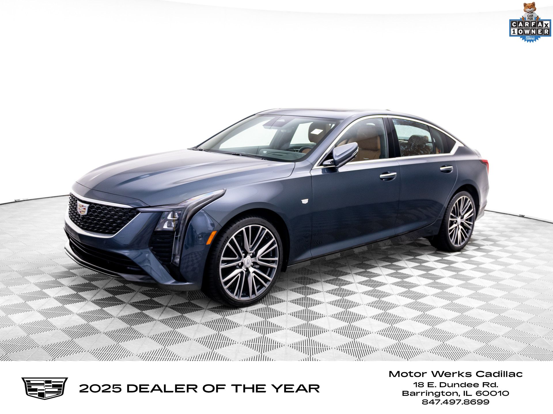 Deep Space Metallic 2026 Cadillac CT5 Premium Luxury AWD Sedan All-Wheel Drive Automatic