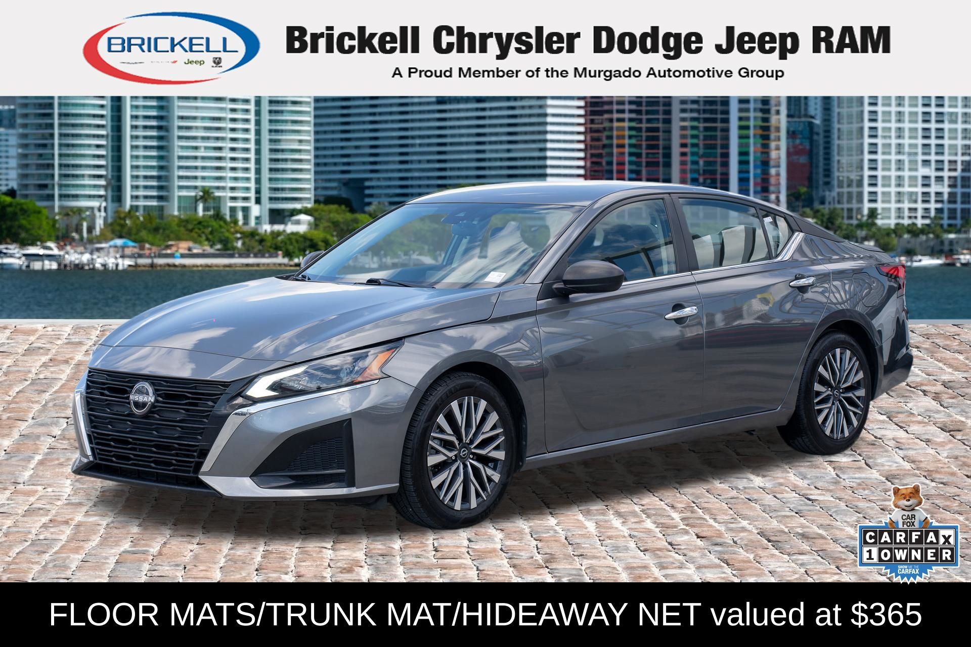 Gray (Gun Metallic) 2024 Nissan Altima 2.5 SV FWD Sedan Front-Wheel Drive Continuously Variable Transmission