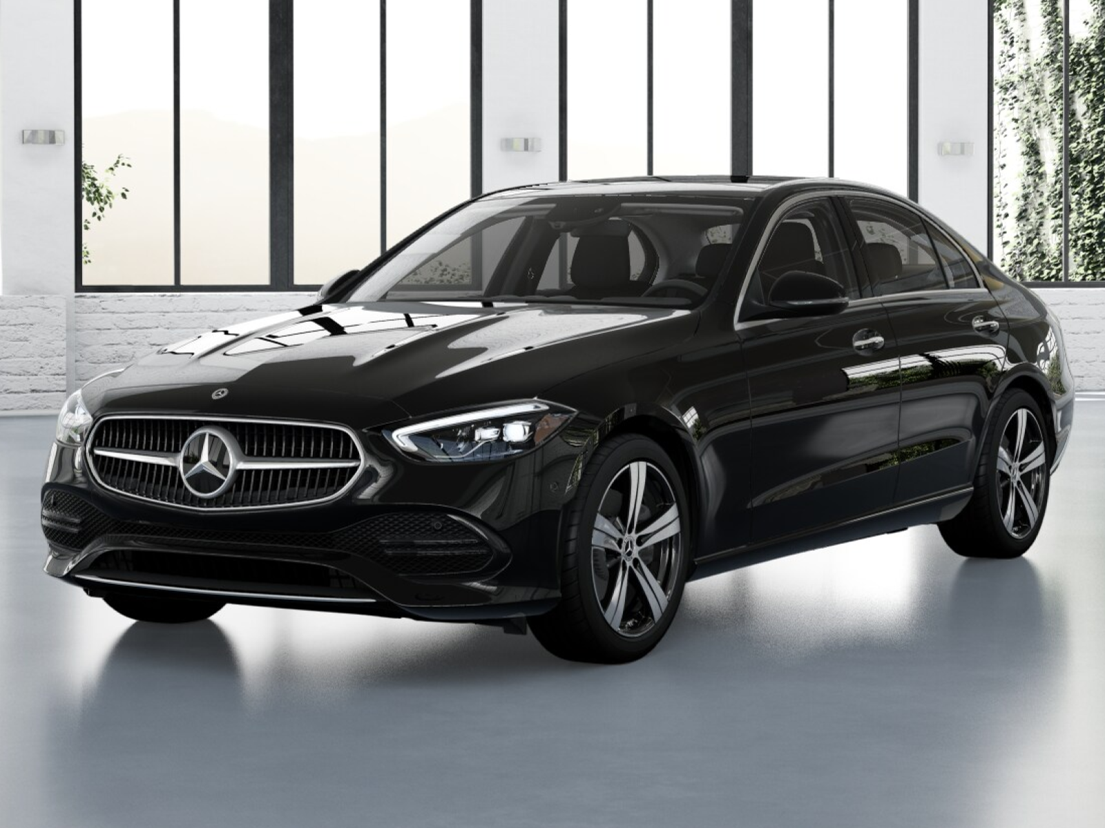 Black 2026 Mercedes-Benz C-Class C 300 4MATIC Sedan All-Wheel Drive 9-Speed Automatic