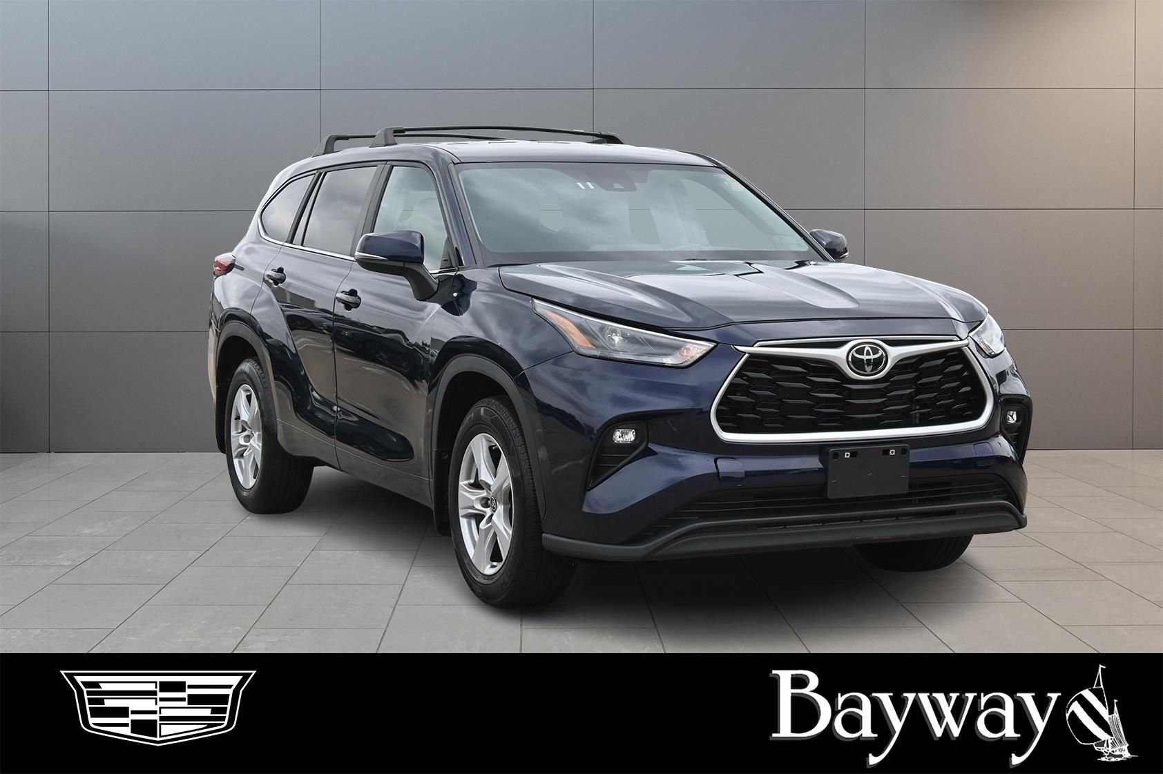 2023 Toyota Highlander LE Blue at Joe Myers Mazda Kia