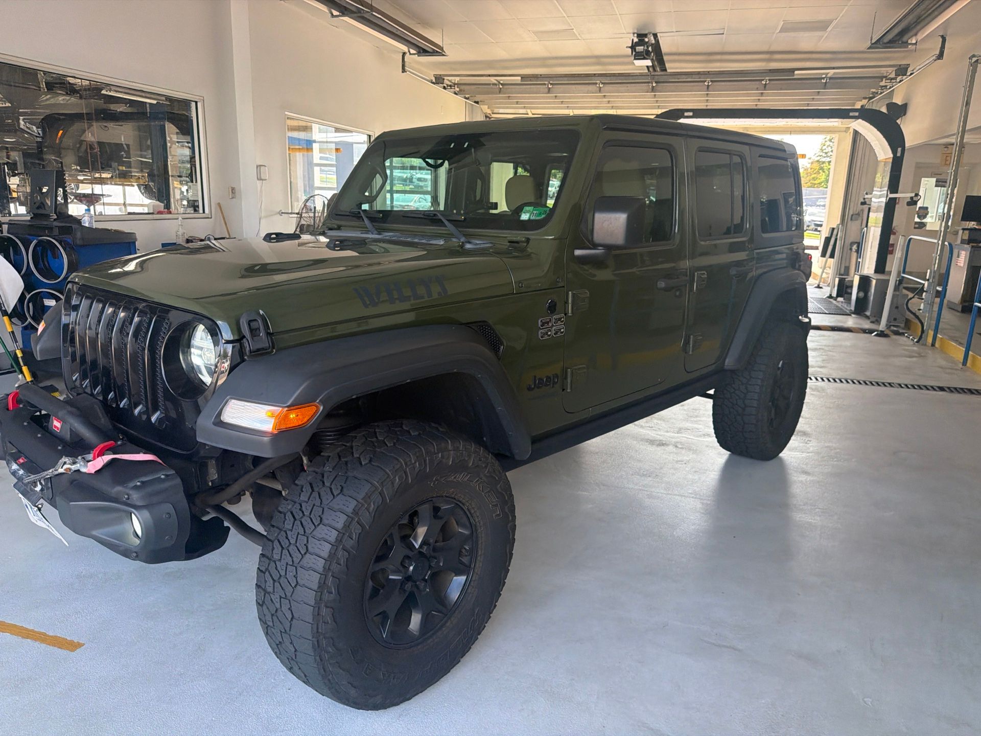 Sarge Green Clearcoat 2021 Jeep Wrangler SUV / Crossover Four-Wheel Drive 8-Speed Automatic