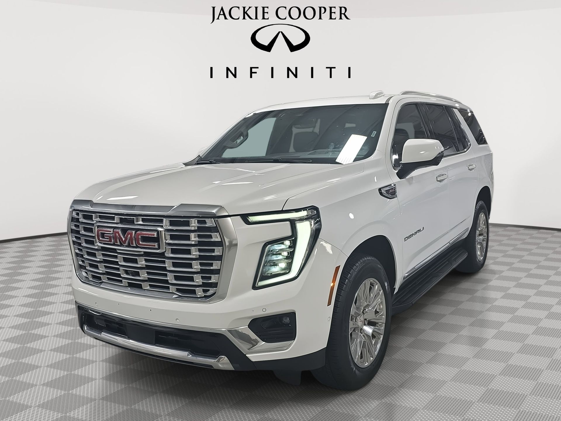 Summit White 2025 GMC Yukon Denali 4WD SUV / Crossover Four-Wheel Drive