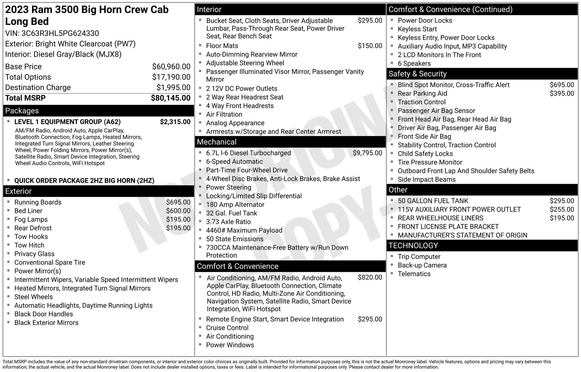 2023 RAM 3500 - Image 3
