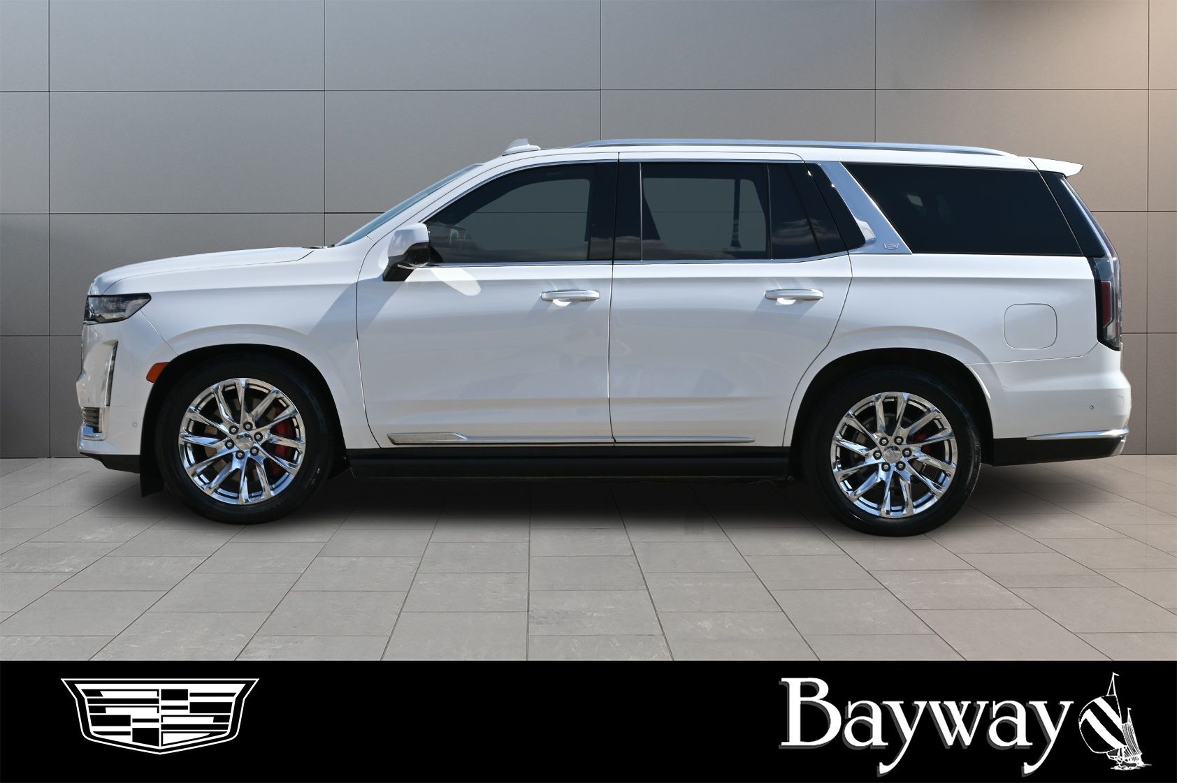 2021 Cadillac Escalade Premium Luxury Platinum White at Bayshore Chrysler Jeep Dodge Ram