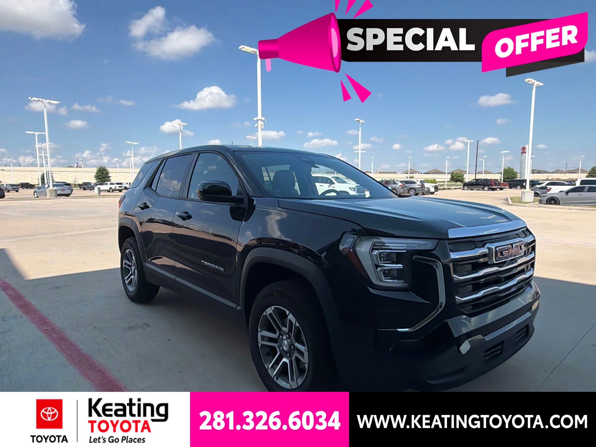 Black (Ebony Twilight Metallic) 2026 GMC Terrain SUV / Crossover Front-Wheel Drive Continuously Variable Transmission
