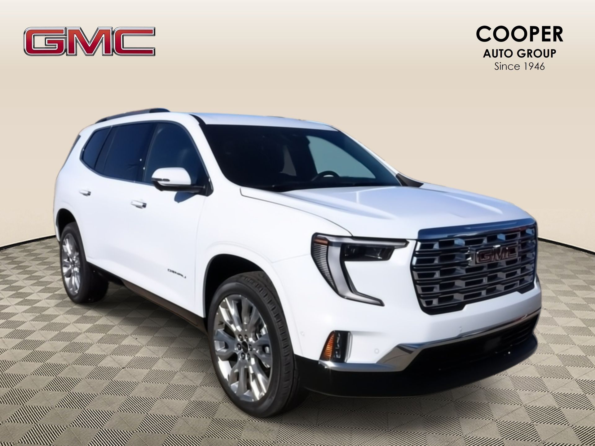 Summit White 2026 GMC Acadia SUV / Crossover Four-Wheel Drive 8-Speed Automatic