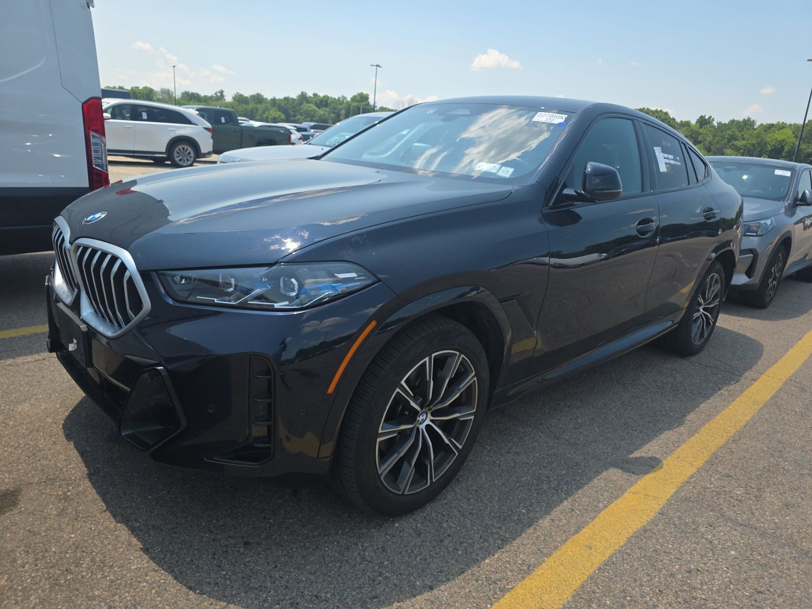 Carbon Black Metallic 2025 BMW X6 SUV / Crossover All-Wheel Drive 8-Speed Automatic