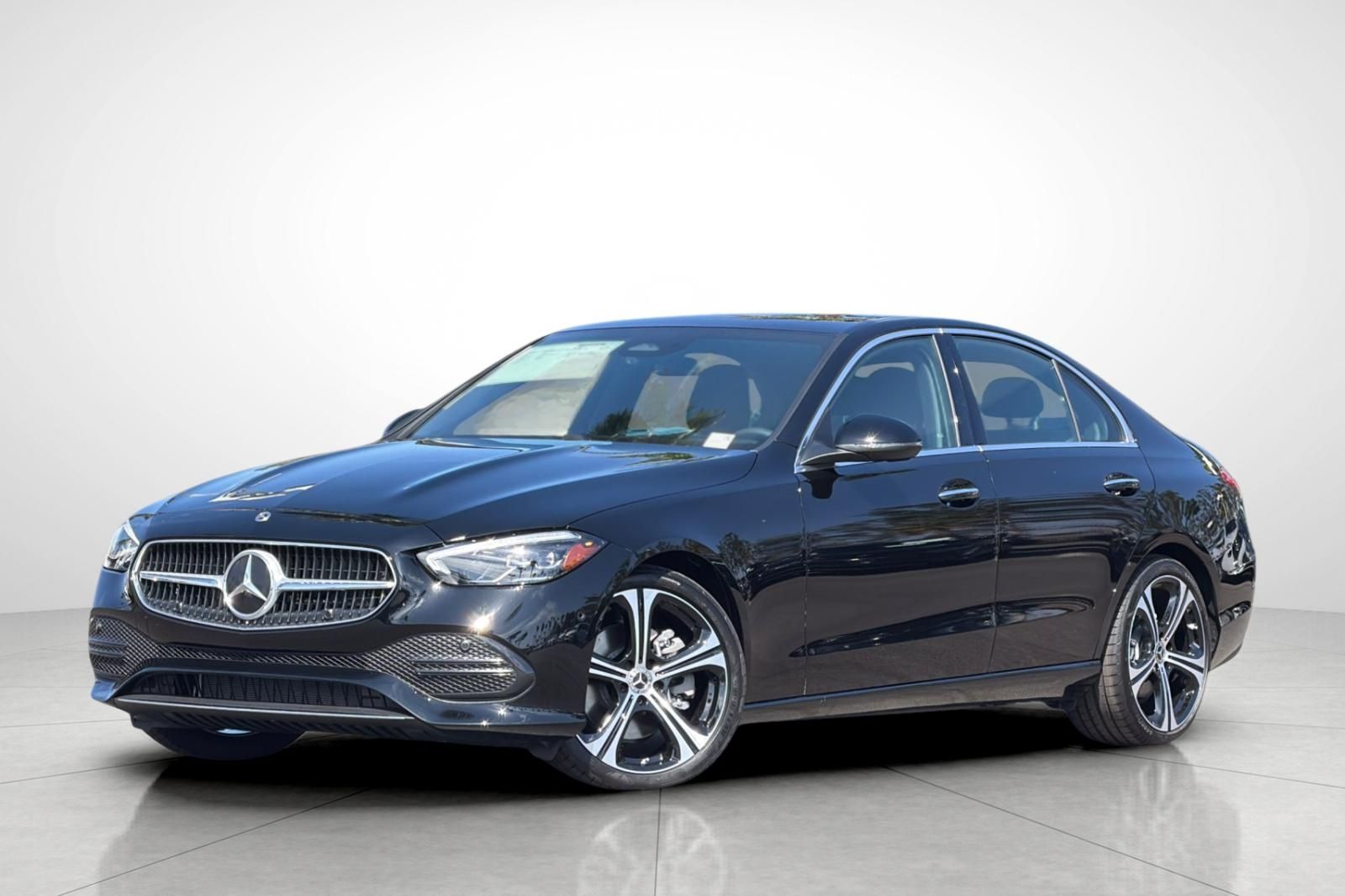 Black 2026 Mercedes-Benz C-Class Sedan Rear-Wheel Drive 9-Speed Automatic