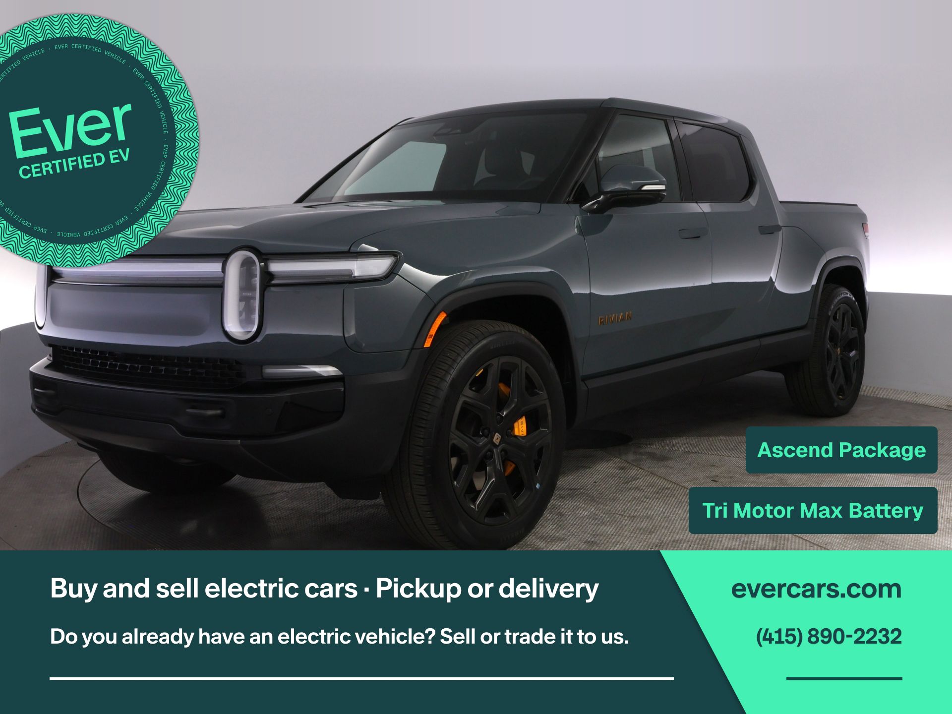  2025 Rivian R1T Ascend Tri Motor Crew Cab AWD   