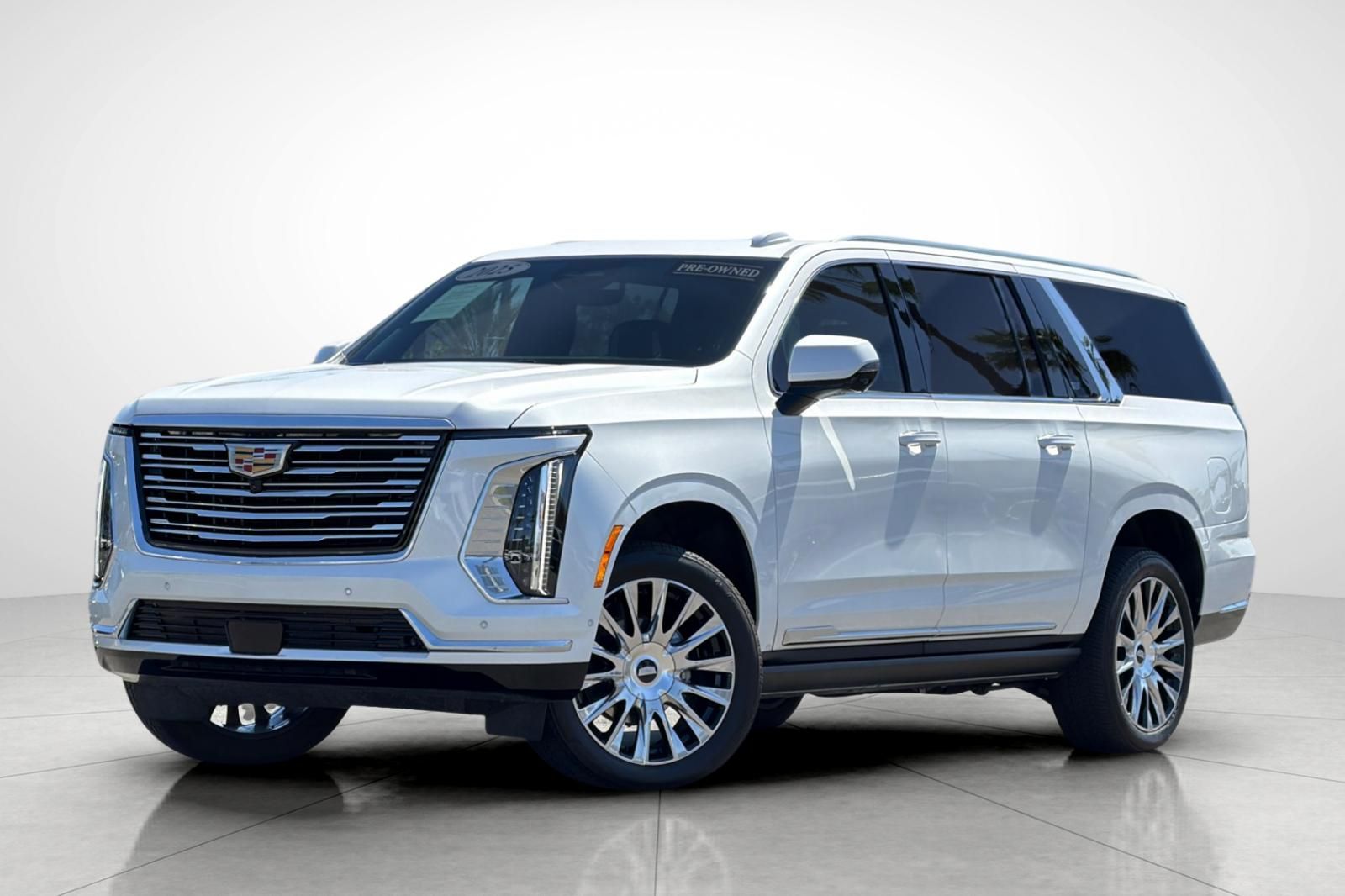 Crystal White 2025 Cadillac Escalade ESV SUV / Crossover Four-Wheel Drive Automatic
