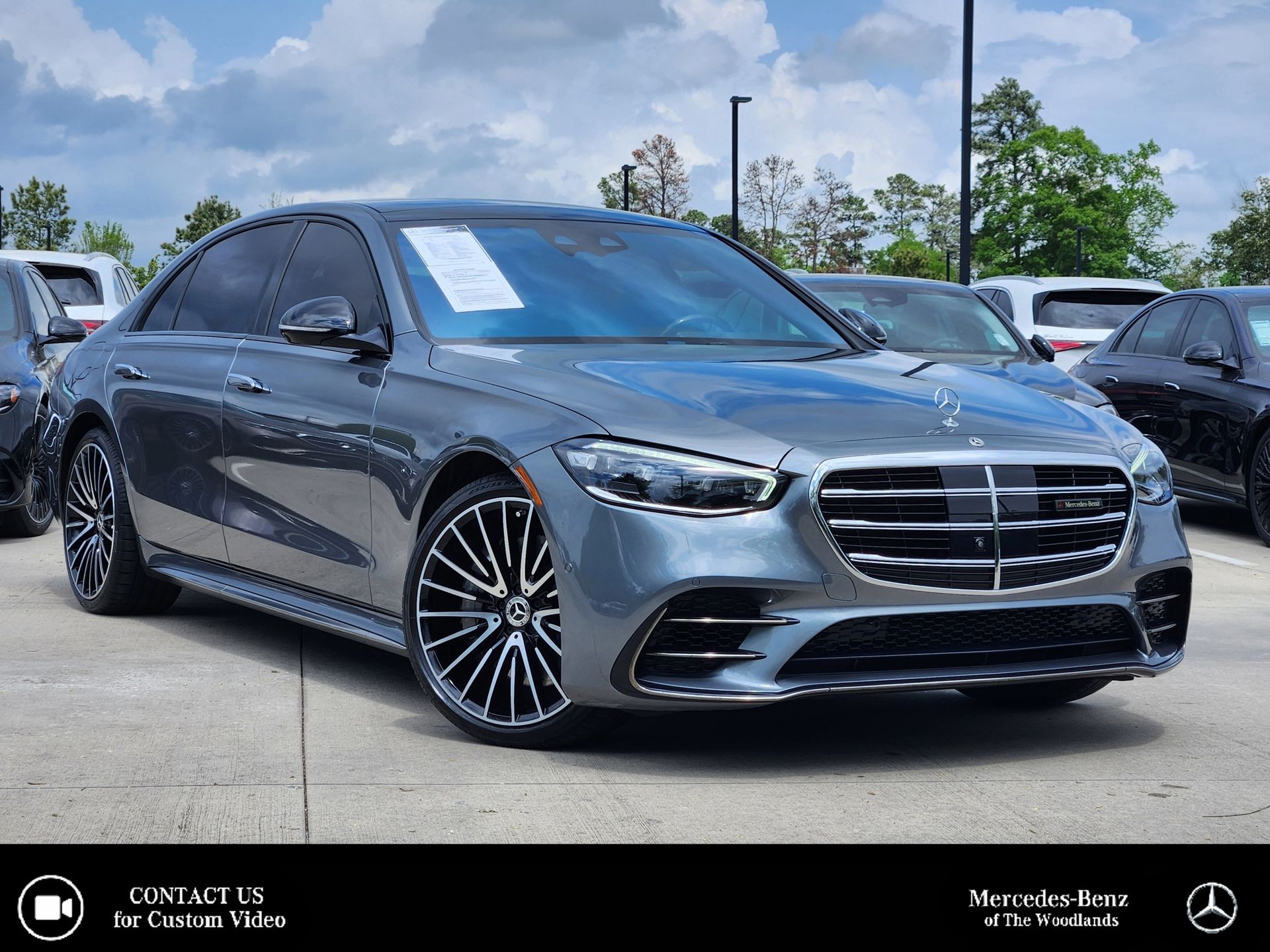 Selenite Gray Metallic 2023 Mercedes-Benz S-Class S 580 4MATIC AWD Sedan All-Wheel Drive 9-Speed Automatic