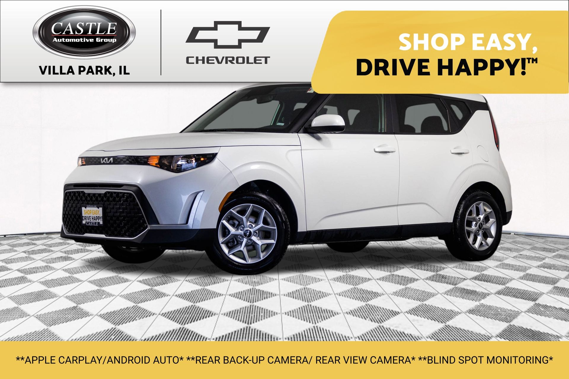 Snow White Pearl 2023 Kia Soul LX FWD SUV / Crossover Front-Wheel Drive Continuously Variable Transmission