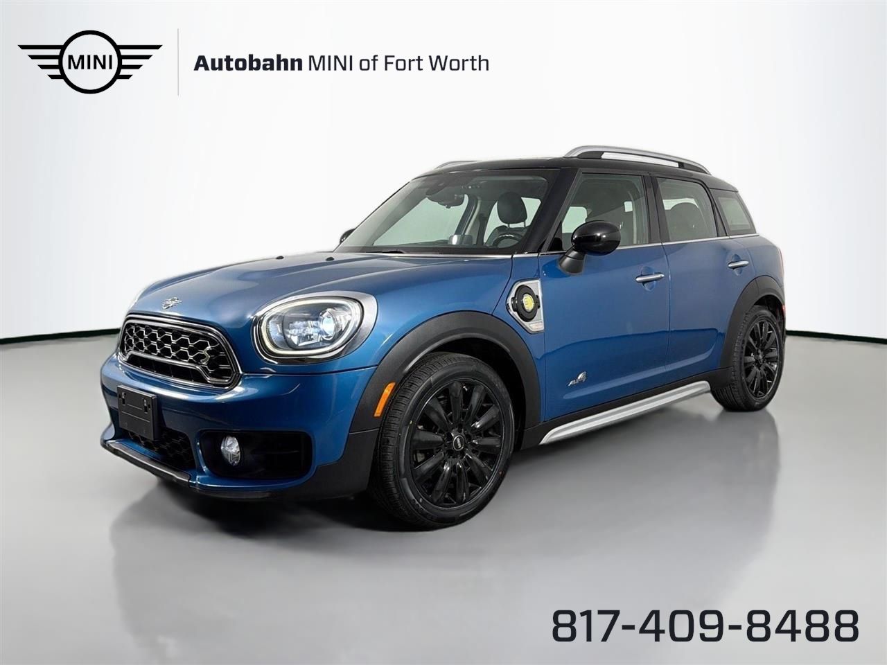 Blue 2019 MINI Countryman Hybrid Plug-in Cooper SE ALL4 AWD SUV / Crossover All-Wheel Drive 6-Speed Automatic