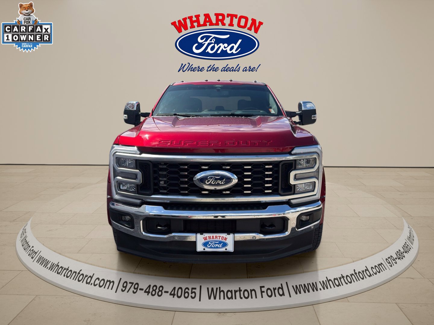 2026 Ford F-450SD King Ranch Red at EAG Ford Navasota