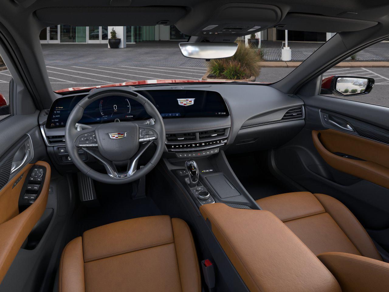 2025 Cadillac CT5 Sport Red at AutoSavvy Houston Northwest