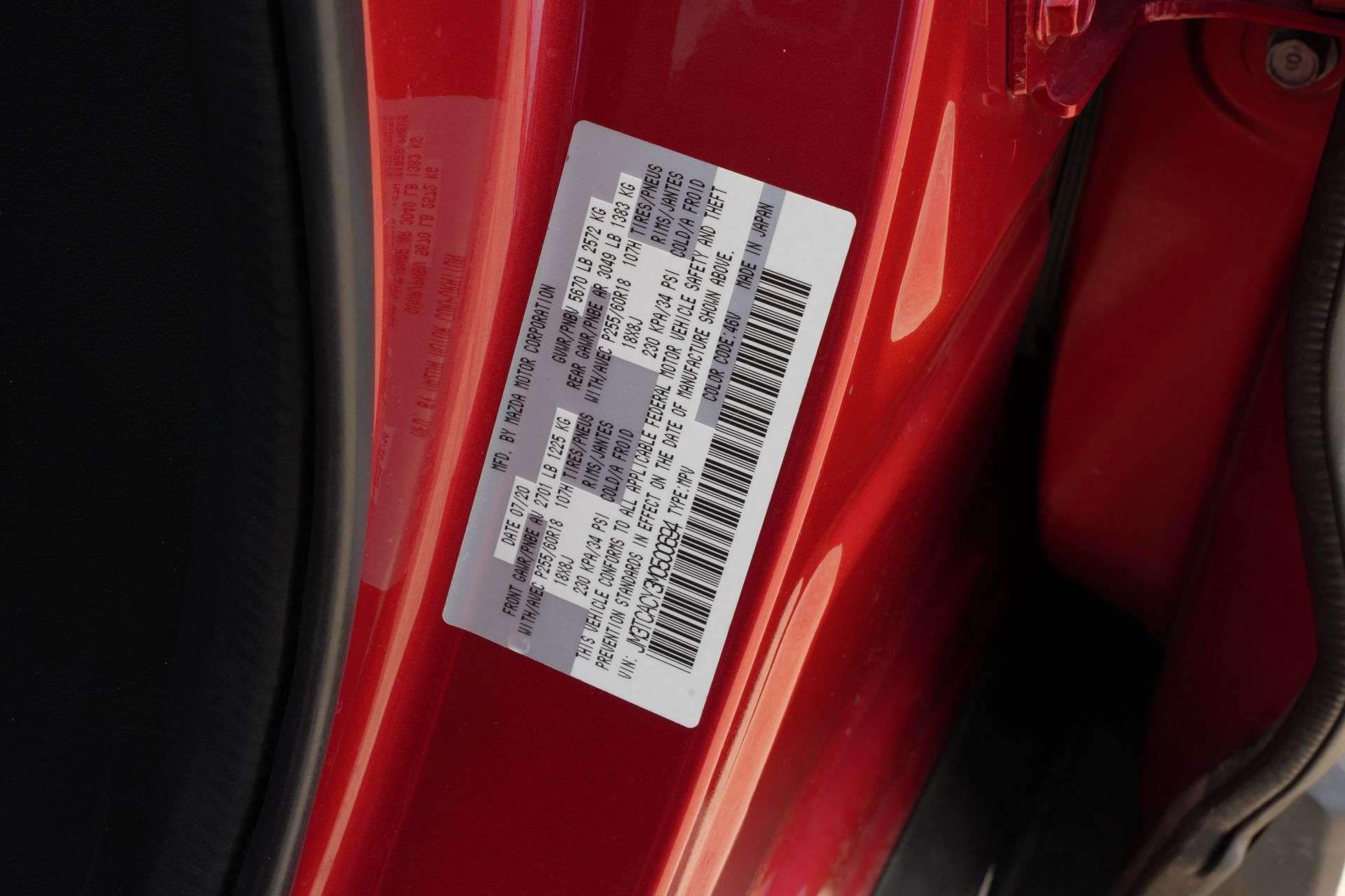 2021 Mazda CX-9 Touring Red at Joe Myers Mazda Kia