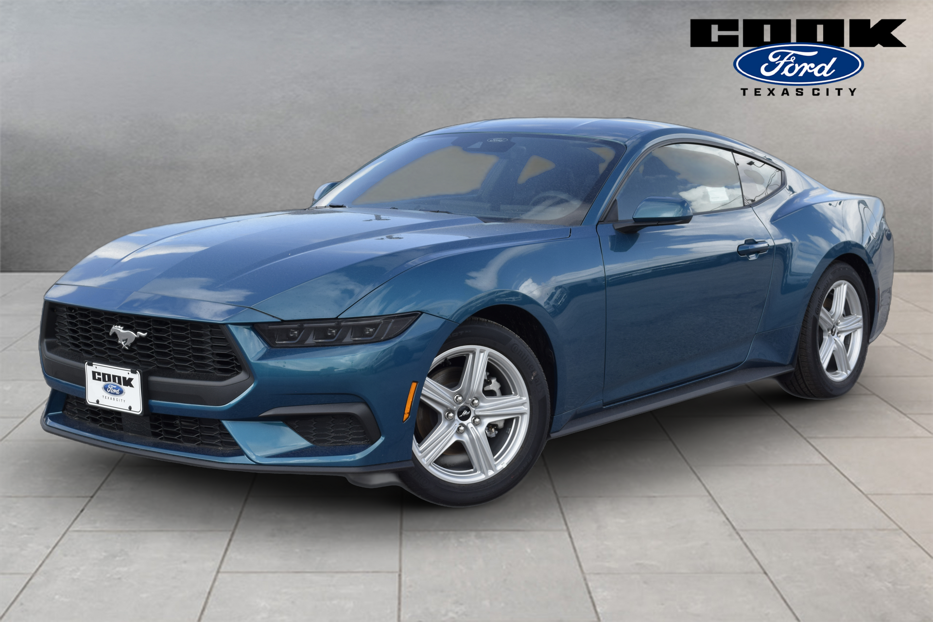 2026 Ford Mustang EcoBoost Blue at Cook Ford