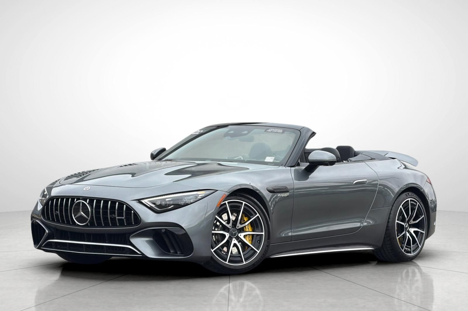 Selenite Gray Metallic 2022 Mercedes-Benz SL-Class Convertible All-Wheel Drive 9-Speed Automatic